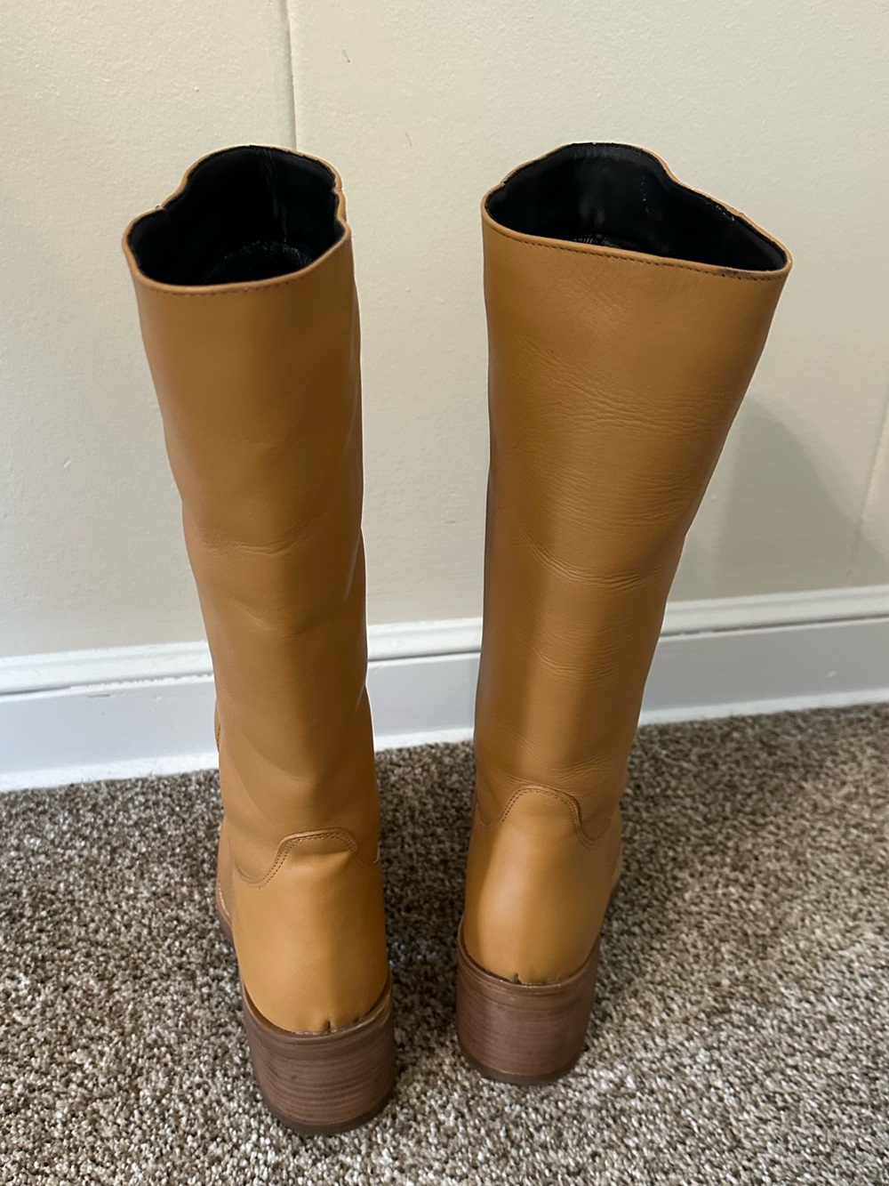 dingo Vagabond Leather Knee Boot in Tan - Picture 8 of 11